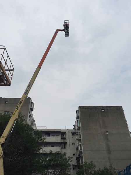 眉山高空作业车场地存放如何保养